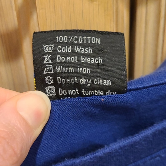 Men's M Nassau Bahamas Vintage Blue T-shirt - Picture 4 of 4